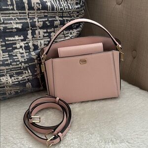 Pink Valextra Brera Crossbody Micro Bag